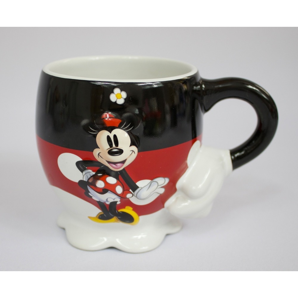Disney Parks Minnie Mouse Outfit Skirt‎ 3D Arm Hand Coffee Mug Cup
